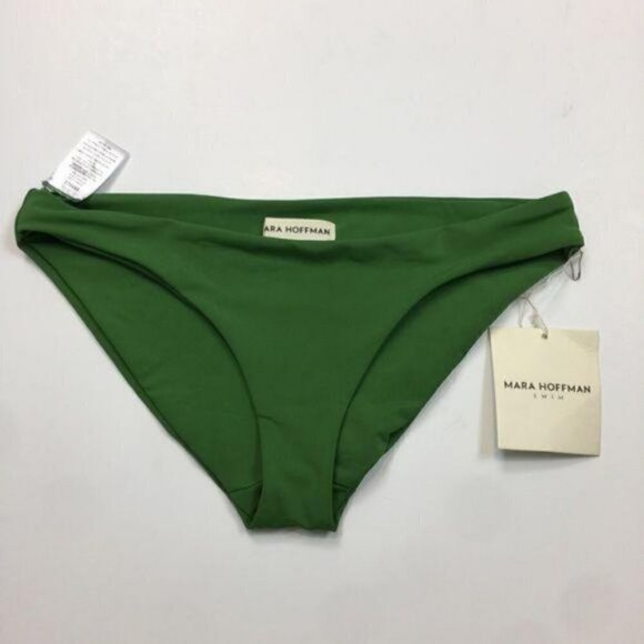 Mara Hoffman Zoa Bikini Bottoms in Savana Green - Picture 3 of 6
